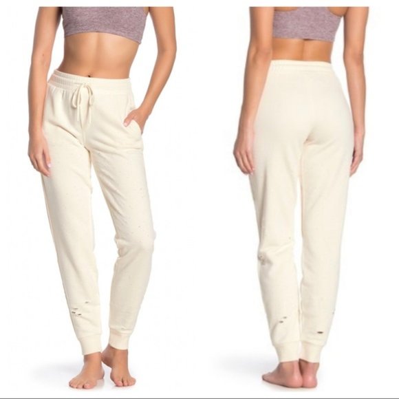 ALO Yoga Pants - NEW! ALO Yoga Distressed Lounge Sweatpants Joggers